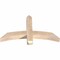Ekena Millwork Bellingham Smooth Timber Gable Bracket, Douglas Fir, 36"W x 21"H x 3 1/2"D x 3 1/2"F, 14/12 Pitch GBW036X21X0404BEL00SDF - alternate 5